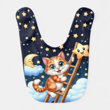 Gatinho Fofo Sobe Escada para a Lua