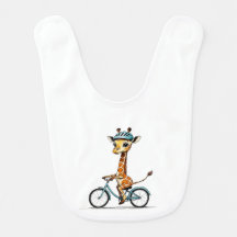 Girafa Andando Bicicleta - Arte Lápis Desenhada à