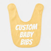 Modelo de Vazio de Bib Bebê Personalizado