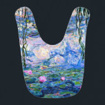Babador Monet - Lírios de Água (rosa)<br><div class="desc">Claude Monet, Lírios-d'água (rosa), bib.</div>