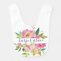 Monograma Floral de primavera Garden