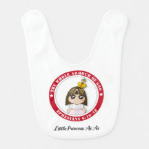 Pequena Princesa Ai Ai Baby Bib
