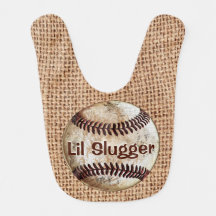 Presentes de Beisebol Vintage PERSONALIZADOS, BIB