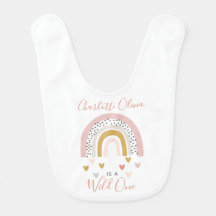 Primeiro aniversario de Wild One Muted Rainbow Gir