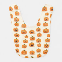 Pumpkins Baby Bib, de Laranja Bastante