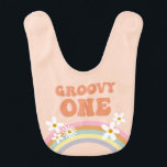 Babador Retro Rainbow Groovy One Daisy<br><div class="desc">Mealtime will be more fun with the collection inspired by the retro hippie theme, with floral and rainbow details. Created with the colors and elements that are the new trend.</div>
