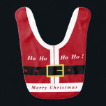 Babador Santa Claus Christmas Baby Bib<br><div class="desc">Bebês engraçados de Natal com Design de Papai Noel Engraçado - presentes para todos - ou Escolha / Adicione seu texto / nome / cor - Faça seu presente especial de bifurcação de bebê - Redimensione e mova ou remova e adicione elementos / texto com a ferramenta Personalização! Design por...</div>