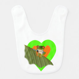 Babador Sapo De Olhos Vermelhos, Bib Bebê