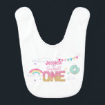 Babador Sweet One First Birthday Girl Sorvete Compro<br><div class="desc">Sorvete e design adoráveis para a bebê primeiro aniversario da menina com design "Doce Um" na frente. Para obter mais presentes,  artigos de papelaria e artigos domésticos como este,  clique em "SimiSwimStudio" para verificar o resto do compro!</div>