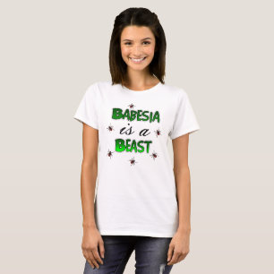 Babesia é uma camisa do tiquetaque de Lyme do