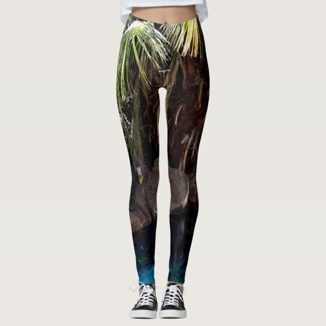 Baboon No Paraíso, Senhoras Leggings (Frente)