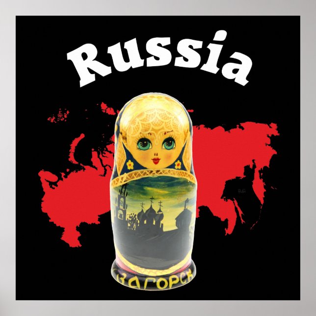 Babuschka Matrjoschka Matryoshka Poster (Frente)