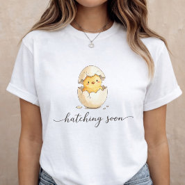 Baby Announcement Cute Chick Pregnancy Reveal