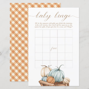 Baby Bingo - Chá de fraldas Russo de outono