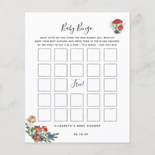 Baby Bingo   Jogo de Chá de fraldas de fada encant