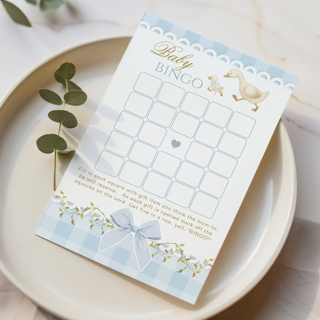 Baby Bingo Silly Goose Coquette Blue Shower game (Criador carregado)