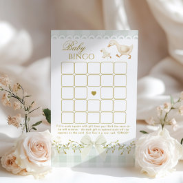 Baby Bingo Silly Goose Sage Baby Shower game