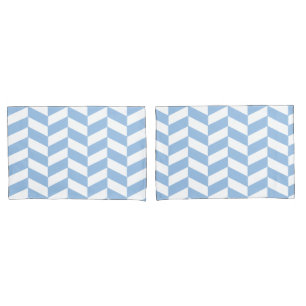 Baby Blue Herringbone
