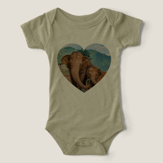 Baby Body  Elefante para bebe  (Design frontal)