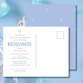 Baby Boy Naming Ceremony Hebraico Convite Judaico