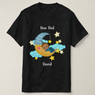 Baby Boy personalizado em uma camiseta de arte lun