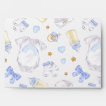 Baby Boy Shower Envelope | Adorable Baby-Themed