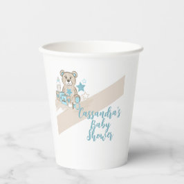 Baby Boy Teddy Urso - Copo de Papel