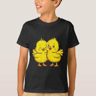 Baby Chicken Chick Agricultor Camisa Menina Camisa