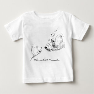 Baby Churchill Souvenir Camisa Do Urso Polar