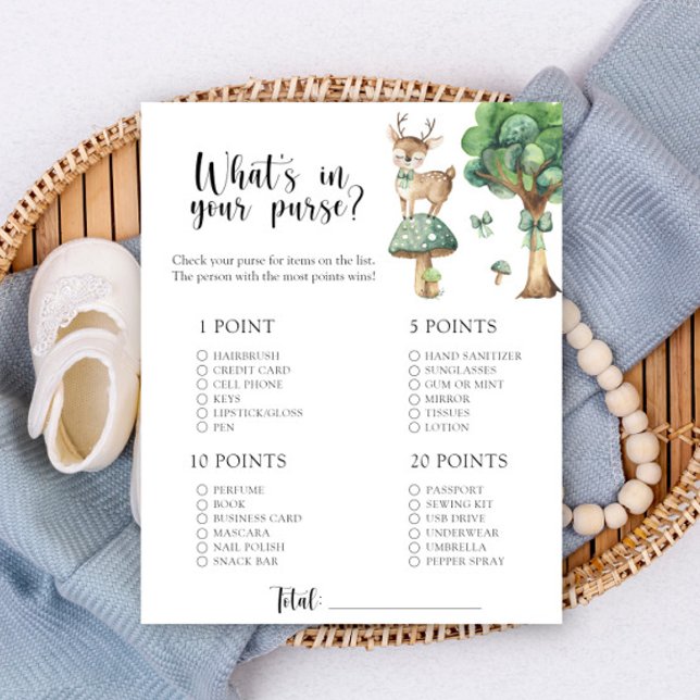 Baby Deer - O que há no seu jogo de chá de fraldas (Criador carregado)