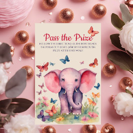 Baby Elephant Chá de fraldas Passou o Prêmio