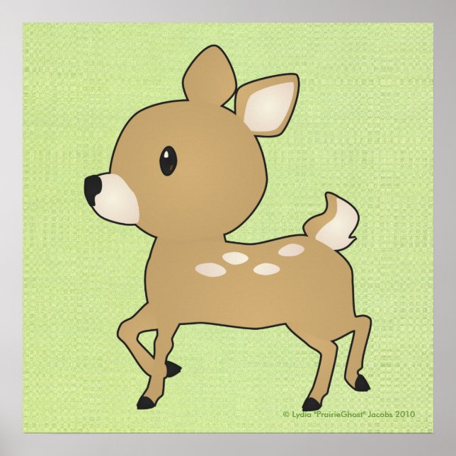 Baby Fawn Impressão (Frente)