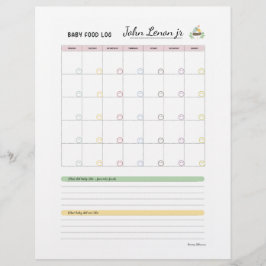 Baby First 100 comidas - Registro de Comidas de Be