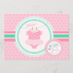 Baby Girl Tutu - Chá Convite