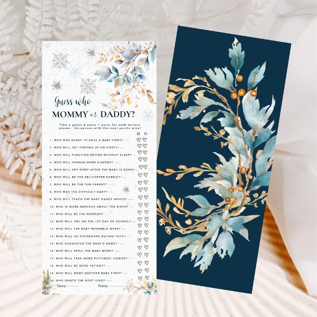 Baby It's Cold Guess Who Mommy or Daddy Game (Criador carregado)