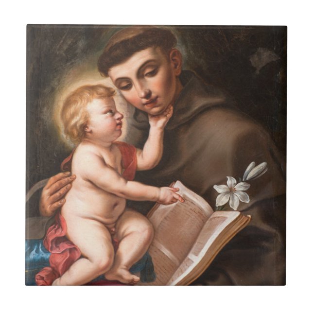 Baby Jesus With St. Anthony Of Padua (Frente)