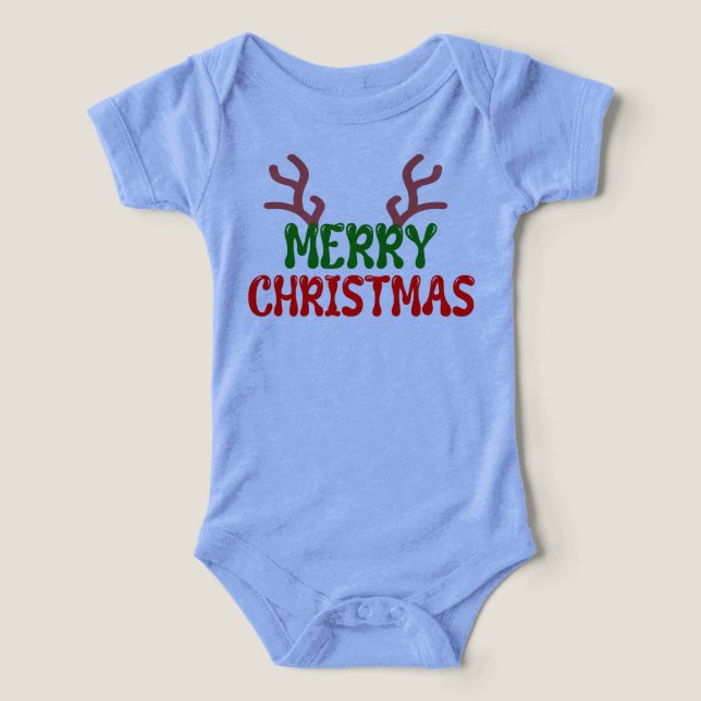 BABY MERRY CHRISTMAS T-Shirt (Design frontal)