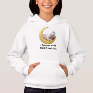 Baby Moon Girls Hoodie – Lua e Bebê Roupa de Crian