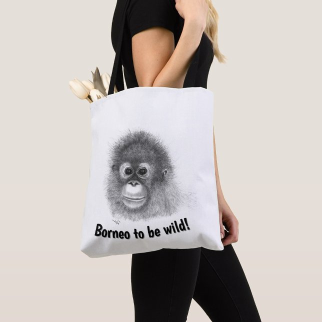 Baby Orangutan Tote Bag (Criador carregado)