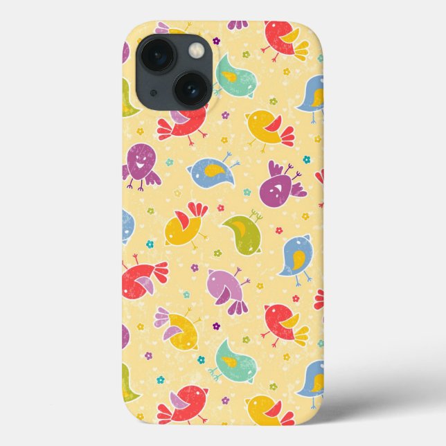 Baby pattern with cute birds (Verso)