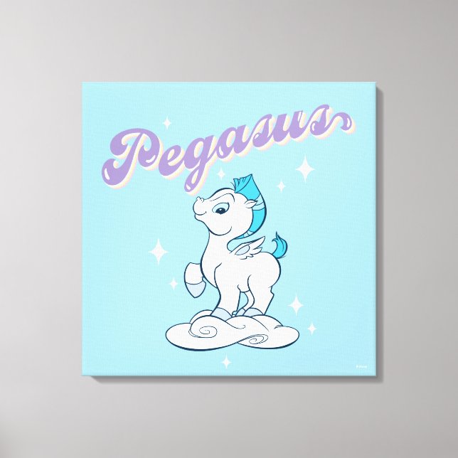 Baby Pegasus Canvas Print (Frente)
