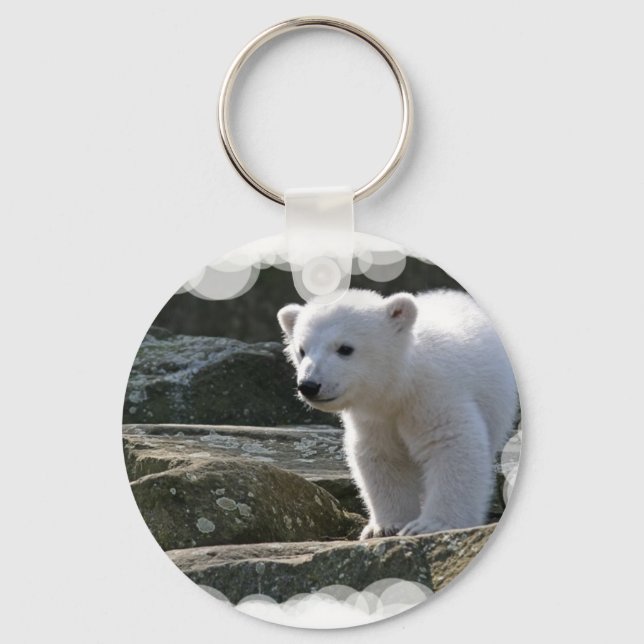 Baby Polar Bear Chaveiro (Frente)