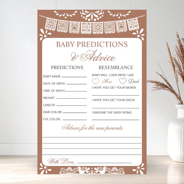 Baby Predictions and Advice Fiesta Baby Shower (Criador carregado)