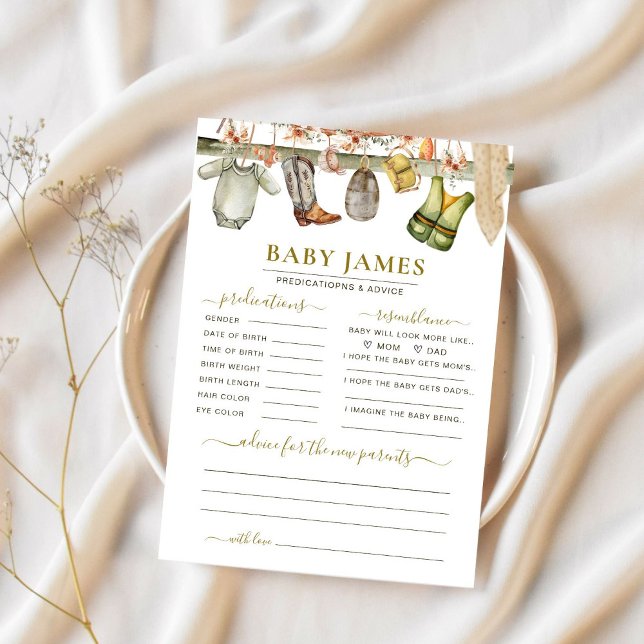 Baby Predictions Reel Excitou Jogo de Chá de Pesca (Criador carregado)