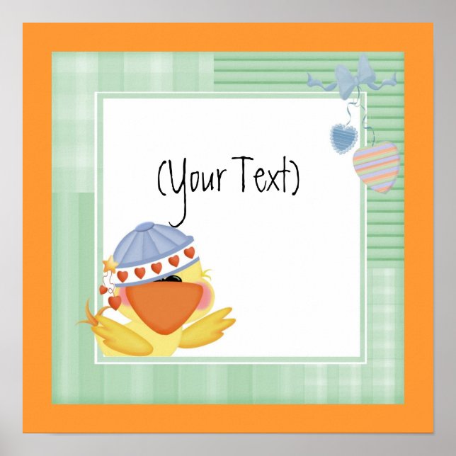 Baby Quack ups Impressão (Frente)