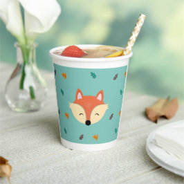 Baby Shower, Paper cup, Animales del Bosque