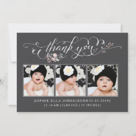 Baby Sip & See Obrigado Anúncio de Nascimento