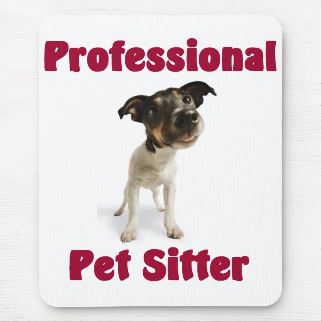 Baby-sitter Mousepad do animal de estimação (Frente)