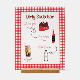 Baby Soda Ready to POP Dirty Soda Sign