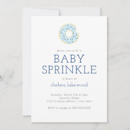Baby Sprinkle // Blue Boy Rosquinha Convite